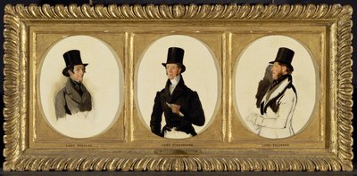 Studies for the Portraits of Lord Eglinton, Lord Douglas and Lord Stradbroke in 